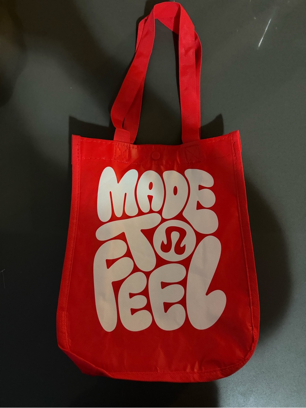 lululemon athletica Red 'Made to Feel' Graphic Tote